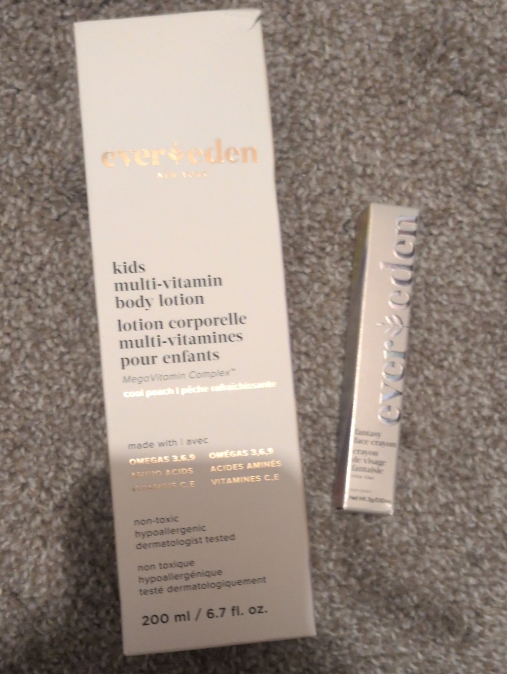 Evereden Kids Multi-Vitamin Body Lotion Cool Peach And Face Crayon